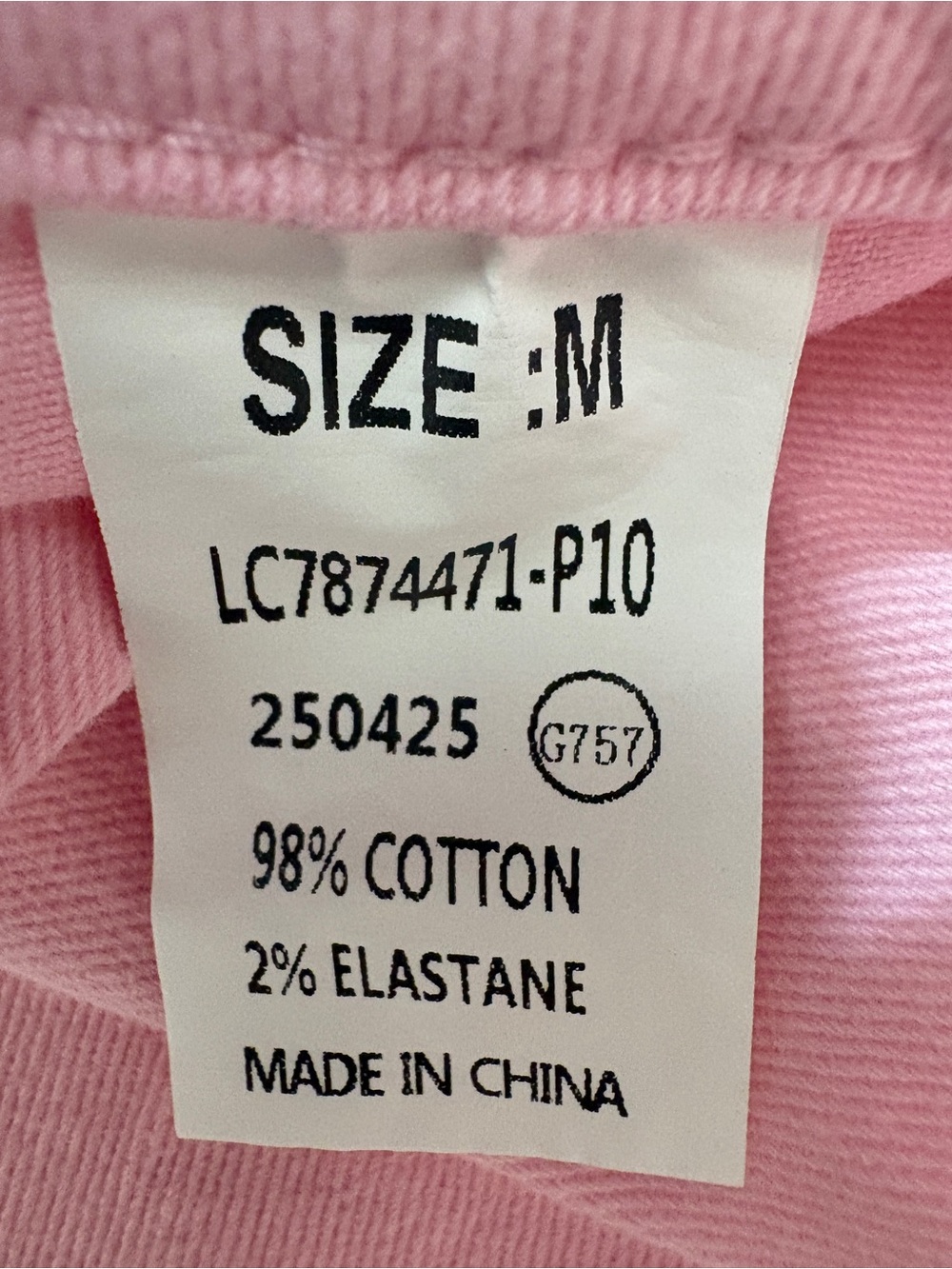 Luvamia Pink Wide Leg Cropped Jeans Medium High Rise Patch Pocket NWT - Picture 5 of 6